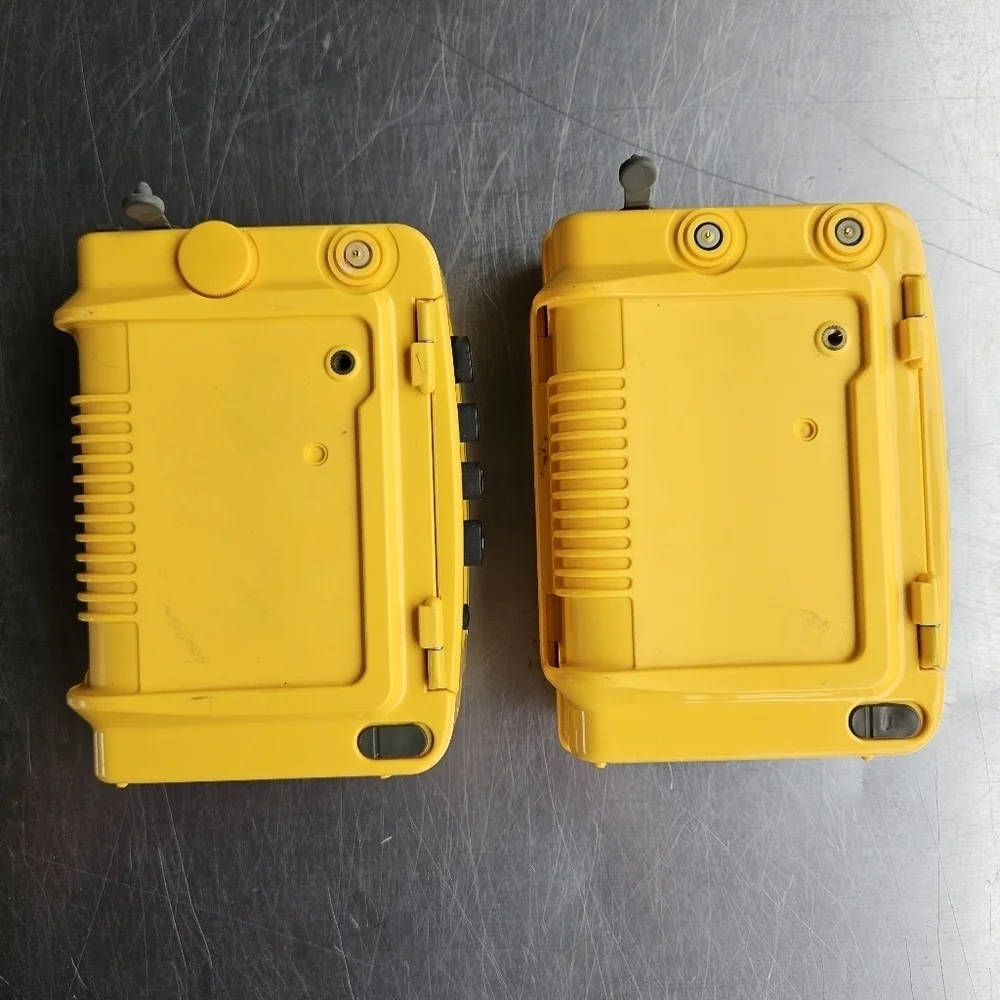 TWO Vintage Sony Yellow Sports Walkman WM-AF58 Radio Cassette Player Solar Alarm